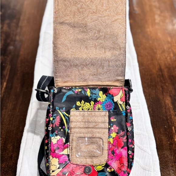 Sakroots Floral Crossbody Bag - Black Multicolor - Picture 7 of 13